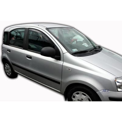 Déflecteurs d'air - J&J AUTOMOTIVE - Fiat Panda 2 - Fumé - Installation facile - Acrylique renforcé
