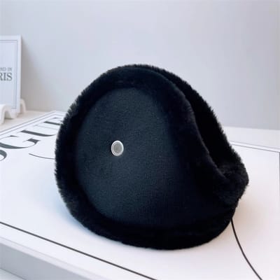 Oneay Pluche oorkappen voor heren, geschikt voor alle seizoenen, warme oorkappen, extra grote oorkappen voor heren, oorkappen voor fietsen, pluche oorkappen