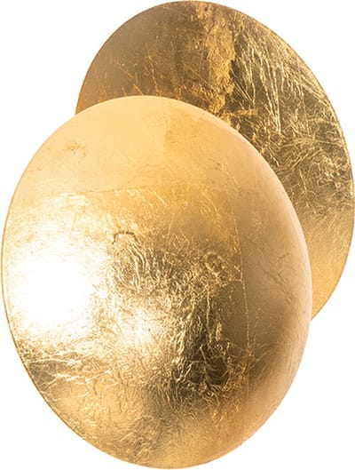 QAZQA sunrise - Moderne Wandlamp voor binnen - 1 lichts - D 97 mm - Goud/messing - Woonkamer | Slaapkamer | Keuken