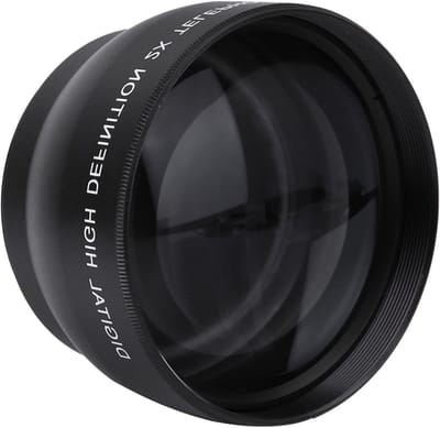 Telephoto Lens 52mm 2X Magnification HD Converter voor 52mm Camera's - Professionele Fotografie Accessoire met Hoge Resolutie en Verbeterde Beeldkwaliteit