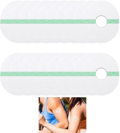 Dailygoody - Sport Sensor Patches - Transparante Sensor Patches - Ideaal voor Bevestigen - Rond - Voor Sporten - Perfect voor Hardlopen en Zwemmen