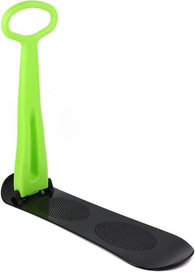 Opvouwbare sneeuwscooter voor kinderen, outdoor glijdende sneeuwslee met handvat, koudebestendige step voor sneeuw en gras, geschikt voor kinderen vanaf 5 jaar