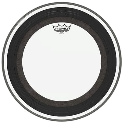 Remo #BR-1316-00-SMT Ambassador SMT Clear Bass Drum-Head 16" - Tom vel