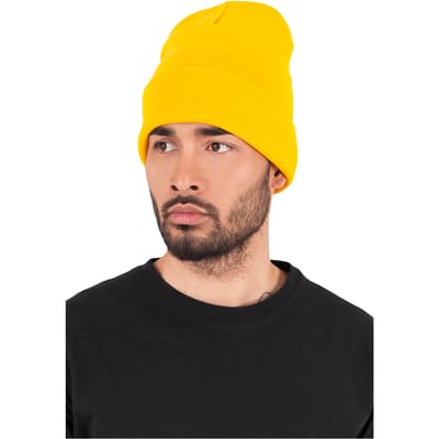Flexfit - Heavyweight Long Beanie gold one size Beanie Muts - Goudkleurig