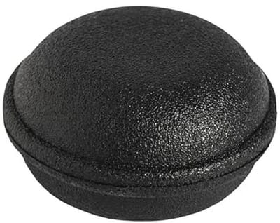 Zelfklevende Deurstopper - 10 Stuks | Bescherming voor Muren, Deuren en Meubels | Wandbuffers in Macaron Vorm, Zwart