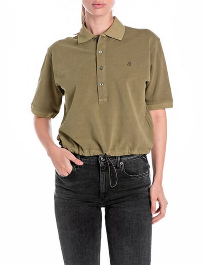 Replay W3396.000.23766g Poloshirt Groen L Vrouw