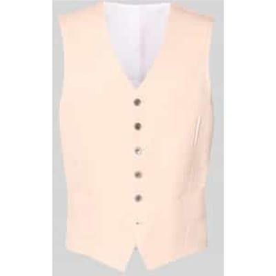Regular fit gilet van mix van viscose en wol model 'Weazer'