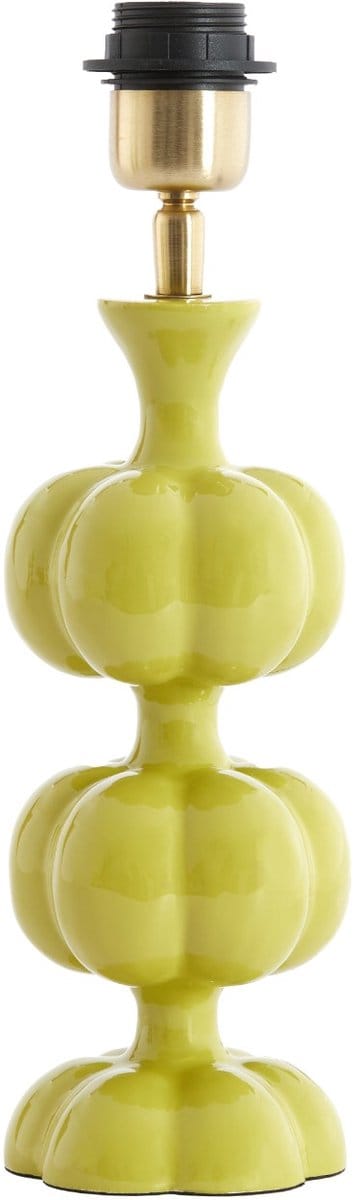 Light & Living Tafellamp Caldas - Groen - Ø10cm - Modern - Woonkamer - Slaapkamer