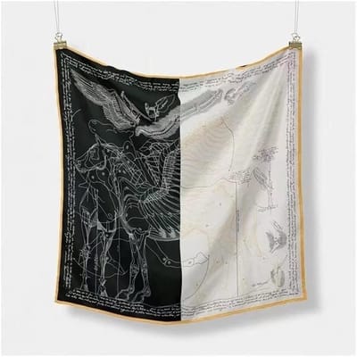 Sjaal Dames - Hoofddoek Bandana - Veelzijdig Gebruik - Zijdezacht Satijn - 53x53cm - Brons