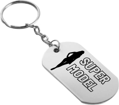 Akyol - super model sleutelhanger - Model - familie vrienden - cadeau - 54 x 29mm