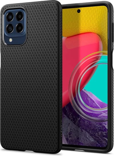 Spigen Liquid Air Hoesje Geschikt voor Samsung Galaxy M53 Back Cover Zwart