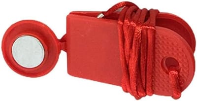 Loopband Veiligheidssleutel - Magnetische Noodstop - Veilig Trainen - Magnetische Zuigkracht - 1.8 cm - Rood/Zwart