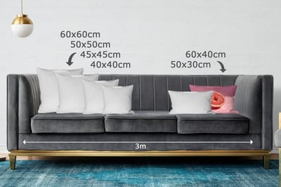 Sierkussens - Kussentjes Woonkamer - 60x40 cm - Grapefruit - Roze - Disco - Shiny