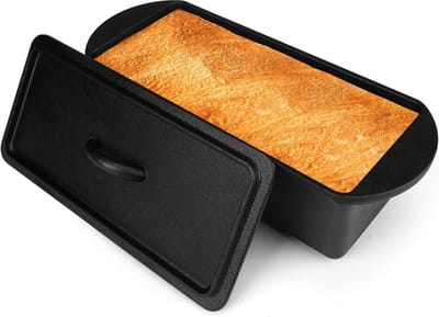 Gietijzeren Broodvorm met Deksel - Anti-Aanbak Pan voor Zuurdesem en Sandwichbrood