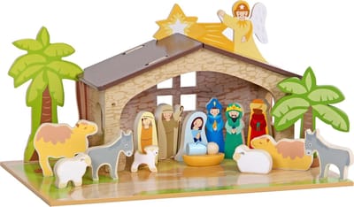 Mentari Kerststal met Onderplaat