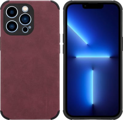 Cadorabo Hoesje geschikt voor Apple iPhone 11 PRO in Bourgondisch Paars - Beschermhoes gemaakt van TPU-silicone Case Cover met fijne faux-suède achterzijde