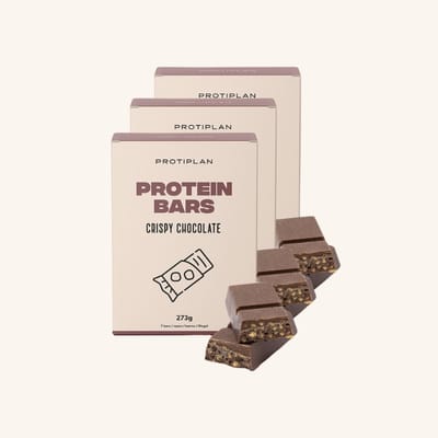 Protiplan - Crispy Chocolate Protein Bar - Eiwitrijk - Suikerarm - 7 Eiwtrepen
