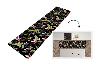 Keukenloper - Loper keuken - Jungle - Vogel - Patronen - 200x50 cm - Keukenloper vinyl