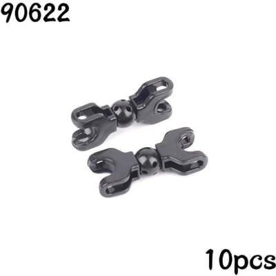 MOC Compatibele Stenen 92013 57909 61053 93571 15367 Mecha Gewrichtsonderdelen Steen 17114 Balbasis DIY Technische Speelgoedjes gray