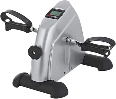 Elektrische Pedaaltrainer - Mini Hometrainer - Spieren Versterken - Instelbare Weerstand - Met LCD Scherm - Zwart