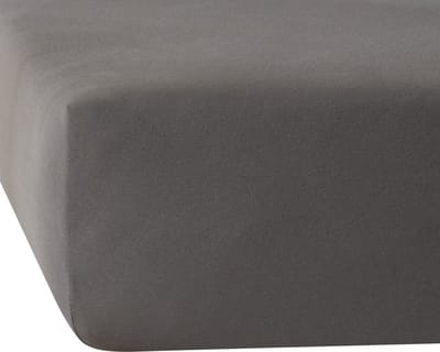 De Witte Lietaer Hoeslaken Elena Grey - 90 x 200/220 x h 30 - Katoen Jersey