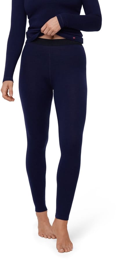 DANISH ENDURANCE Extreme Thermo Leggings - Dames - Merino Wol - Thermobroek - Donkerblauw - Maat M