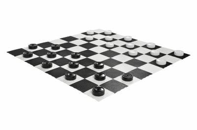 Tuin Dammen, 8x8, voor buiten en binnen - PVC - 10 cm stenen - Zonder bord