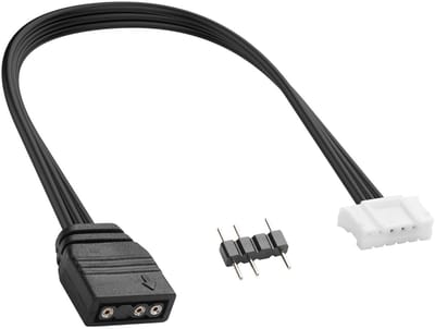 5V ARGB naar 4/6 Pin Fan Controller Adapter voor PC Fans en LED Apparaten, Compatibel met Coolmoon en EZDIY-FAB RGB Hub