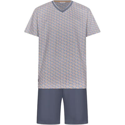 Pastunette - Shortama - Gray Melee - Katoen - Grijs - Maat XXXL