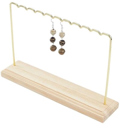 Allecto - Houten Oorbel Display Stand - Sieraden Organizer - Goud