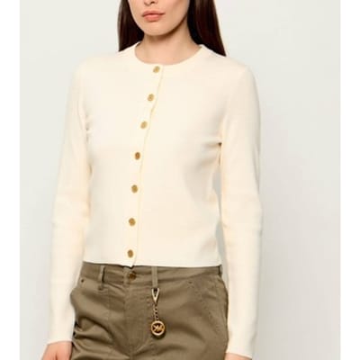 Trui MICHAEL Michael Kors Mt5617w4vr Merino Rib Crew Nk Cardi