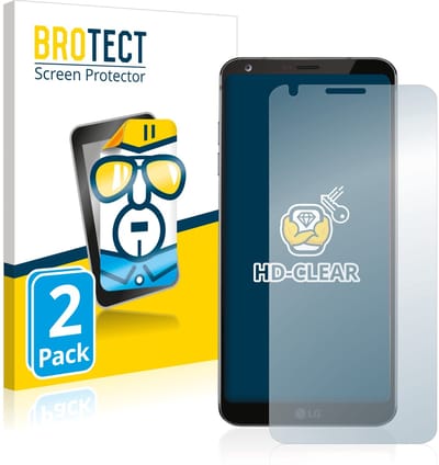 BROTECT - Screenprotector voor LG G6 - Folie Beschermfolie transparant 2 Stuks
