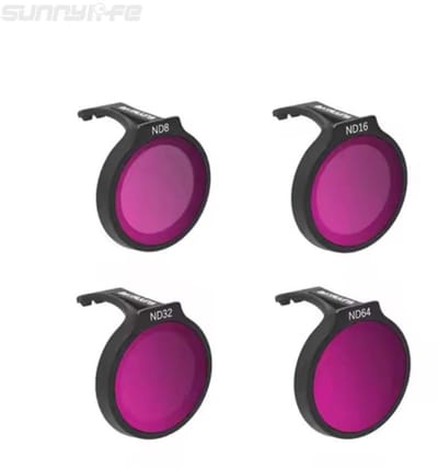 Sunnylife DJI Neo - Filter Set 4-Pack – ND8/ND16/ND32/ND64 - Drone Camerafilters - Anti-Reflectie - Inclusief Opbergcase