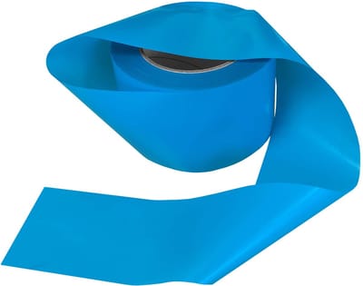 Kortpack - Afzetlint - 75mm x 100mtr x 60my - Aqua kleur - 1 Rol per verpakking - Markeringslint - (029.9961)