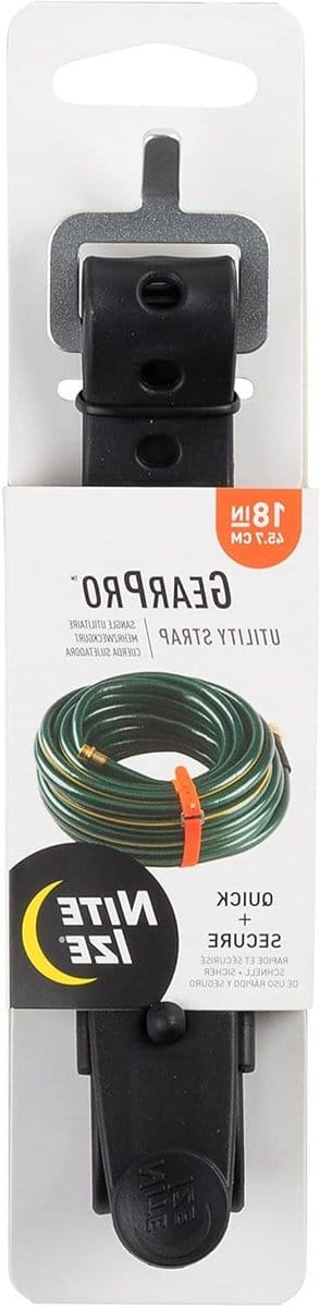 Utility Strap - Bevestigingsriem Spanband - Uitrusting Bundelen - Aluminium Gesp - 457 cm - Zwart