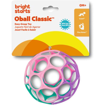 Oball Original klassiek easy grip roze/paars