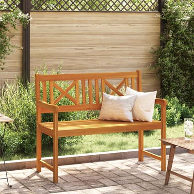 vidaXL - Tuinbank - 110 - x - 56 - x - 90 - cm - Massief - Acacia - Hout - Naturel