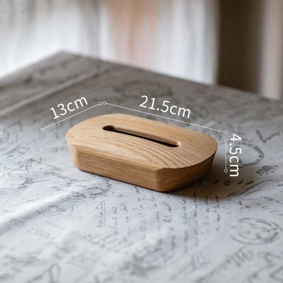 Boîte à mouchoirs en bois extractible pour serviettes et papier toilette, porte-serviettes simple pour la maison et le bureau, accessoires