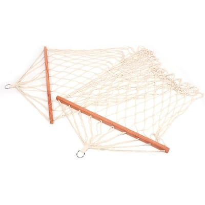 Hamac portable en maille pour jardin extérieur, balançoire suspendue, décoration pour voyage et camping white