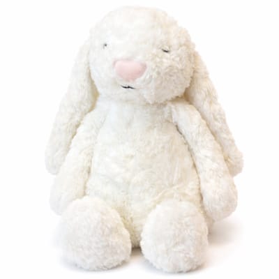 Topknuffels® Konijn (Wit) Pluche Knuffel 38 cm - Speelgoed Knuffels Kinderen Baby Jongens Meisjes - Kuiken Kip Eend Konijn Haas Pasen Bunny Rabbit