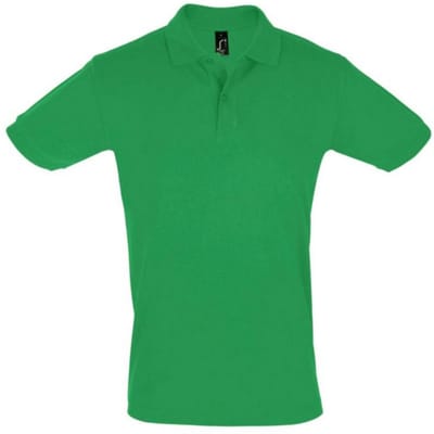 SOLS Heren Perfect Pique Korte Mouw Poloshirt (Kelly Groen)