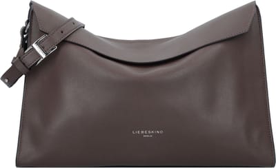 LIEBESKIND BERLIN Schoudertas Lora Calf Optic Shoulderbag Light Truffel Donkerbruin
