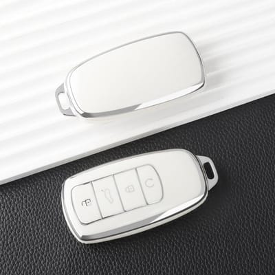 Coque en TPU pour clé de voiture pour Chery Jaecoo J7 J8 Tiggo 7 8 Pro Tiggo 4 5X Omoda C5 C9 Ev Phev Ebro Exeed Txl Tx Lx Accessoires de voiture white