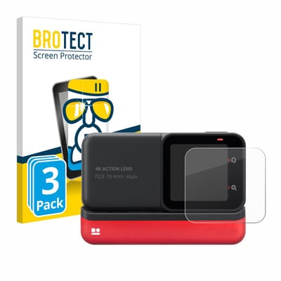 Screenprotector 3 Stuks voor Insta360 One RS 4K Edition Beschermglas transparant