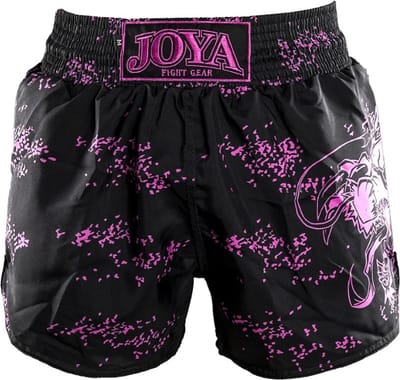 Joya Dragon Kickboks Broekje – Zwart/Roze (Beschikbaar in verschillende maten)