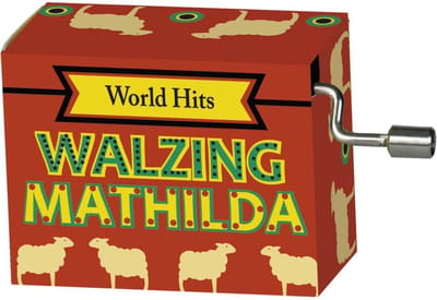 Muziekdoosje Walzing Mathilda uit de serie wereldhits