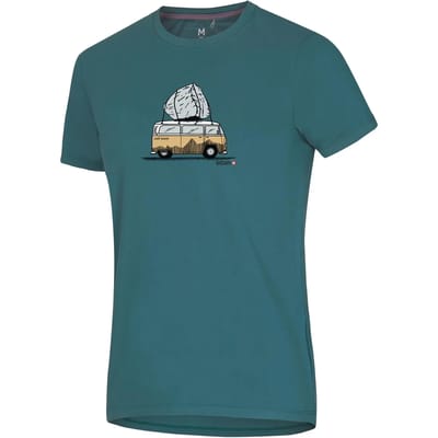 Ocun Bus Stone T-shirt Met Korte Mouwen Blauw XL Man