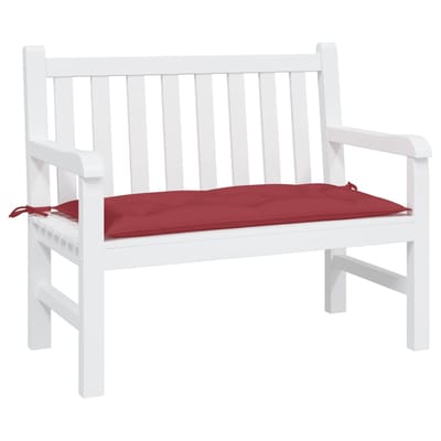 vidaXL - Tuinbankkussen - 100x50x7 - cm - oxford - stof - wijnrood