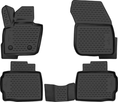Walser Rubberen Voetmatten XTR geschikt voor Ford Mondeo V Notchback (CD) 09/2012-2022 - Ford Mondeo V Turnier/Notchback (CF - CE) 09/2014-2022