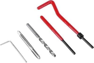 Schroefdraad reparatieset - Draad herstel kit - Auto motor reparatie - 30 delig M5 - Roestvrij staal - Zilverkleurig